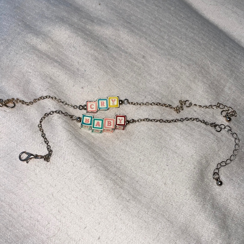 2 cry baby bracelets